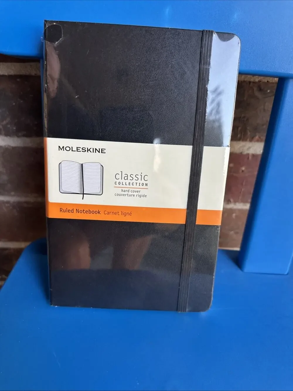 Moleskine Classic Hardcover Ruled Notebook Black 5x8.25 240 Pages New